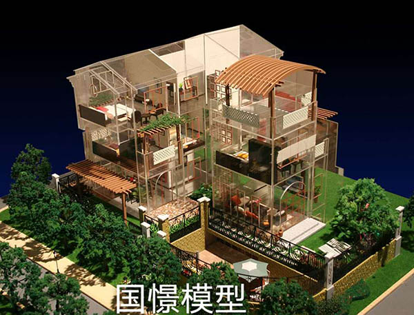 丁青县建筑模型